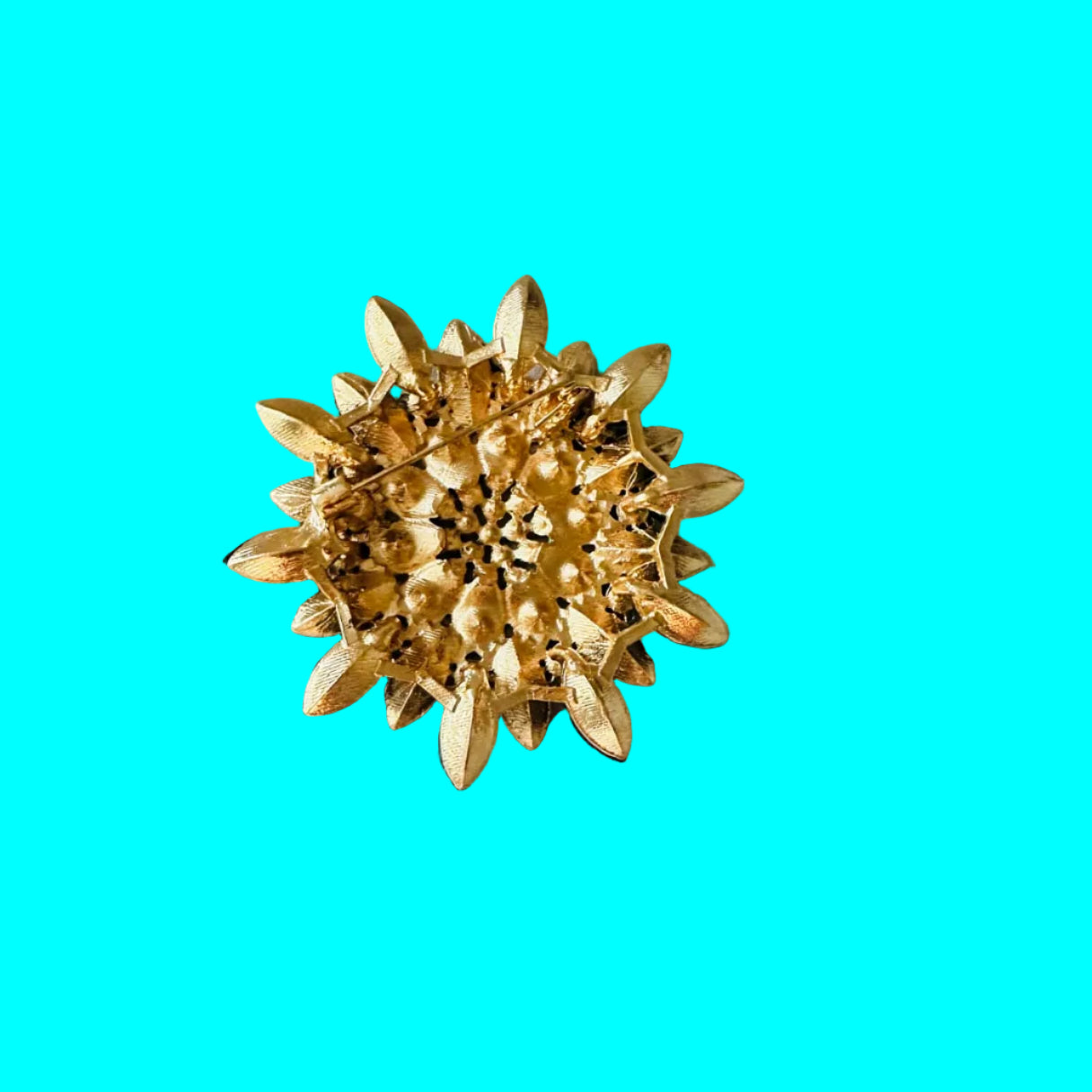 Sunflower Brooch Pin