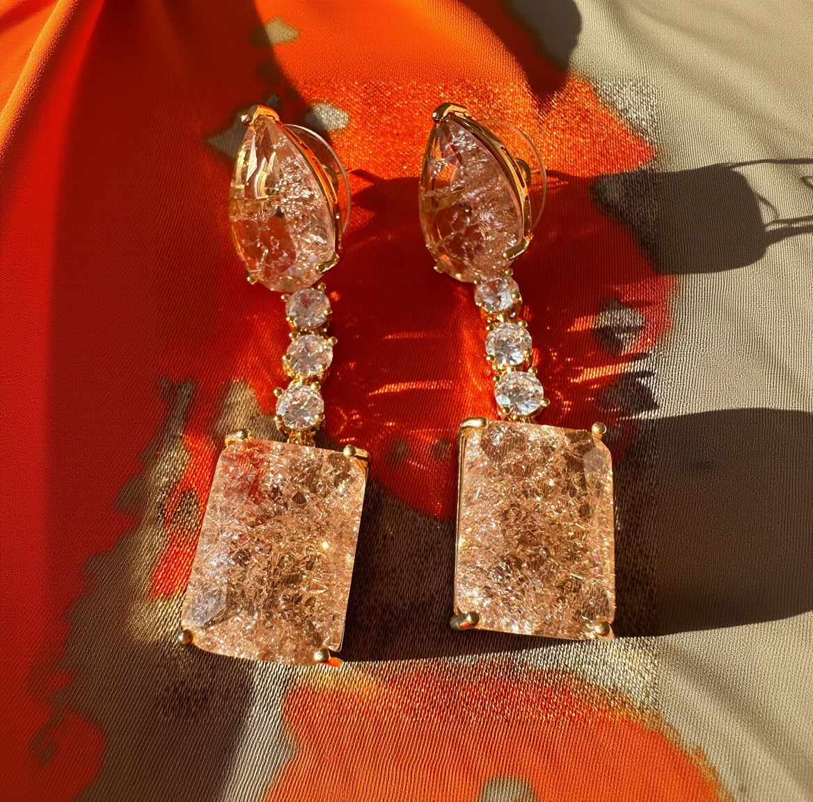 Crystal Drop Earring