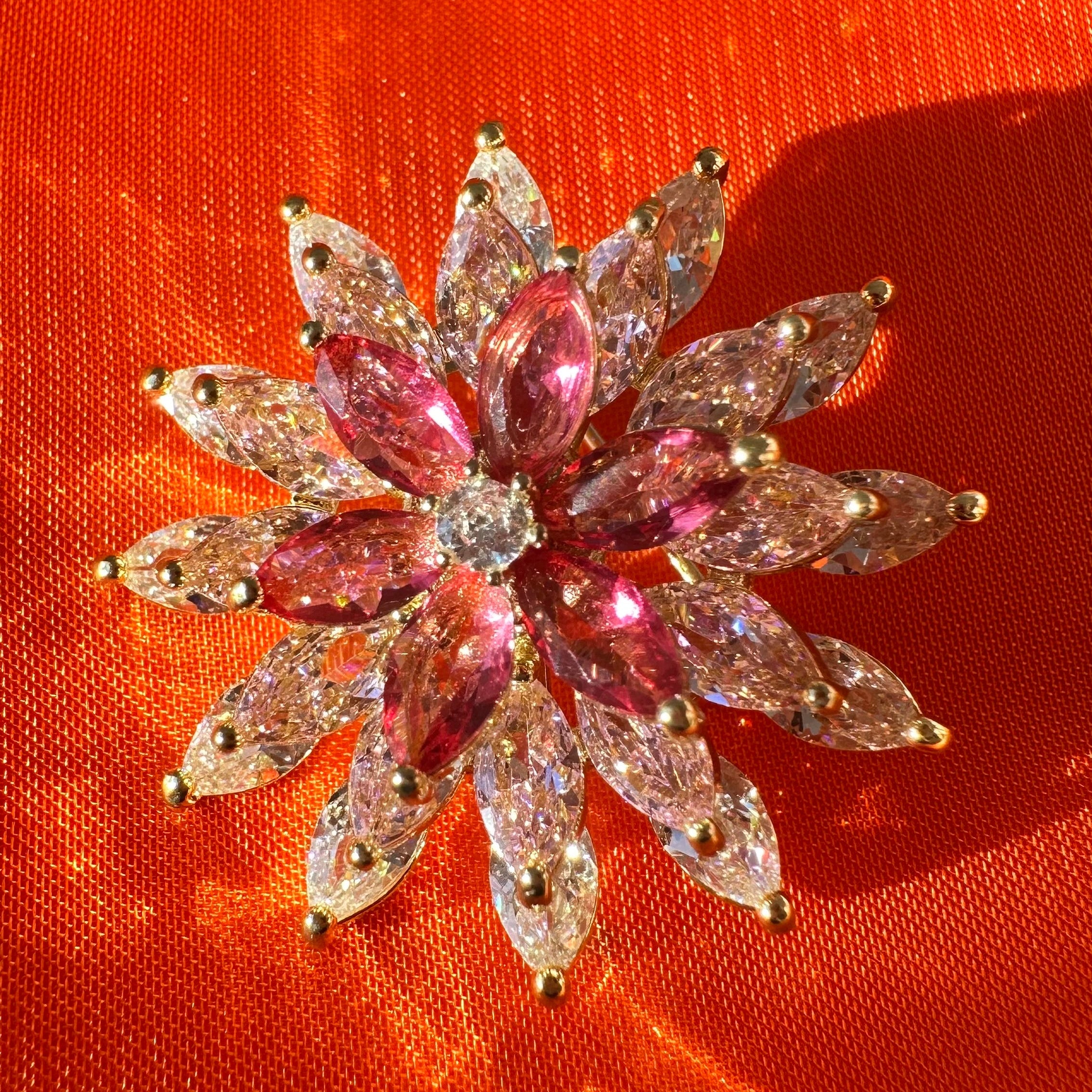 Snowflake Brooch Pin