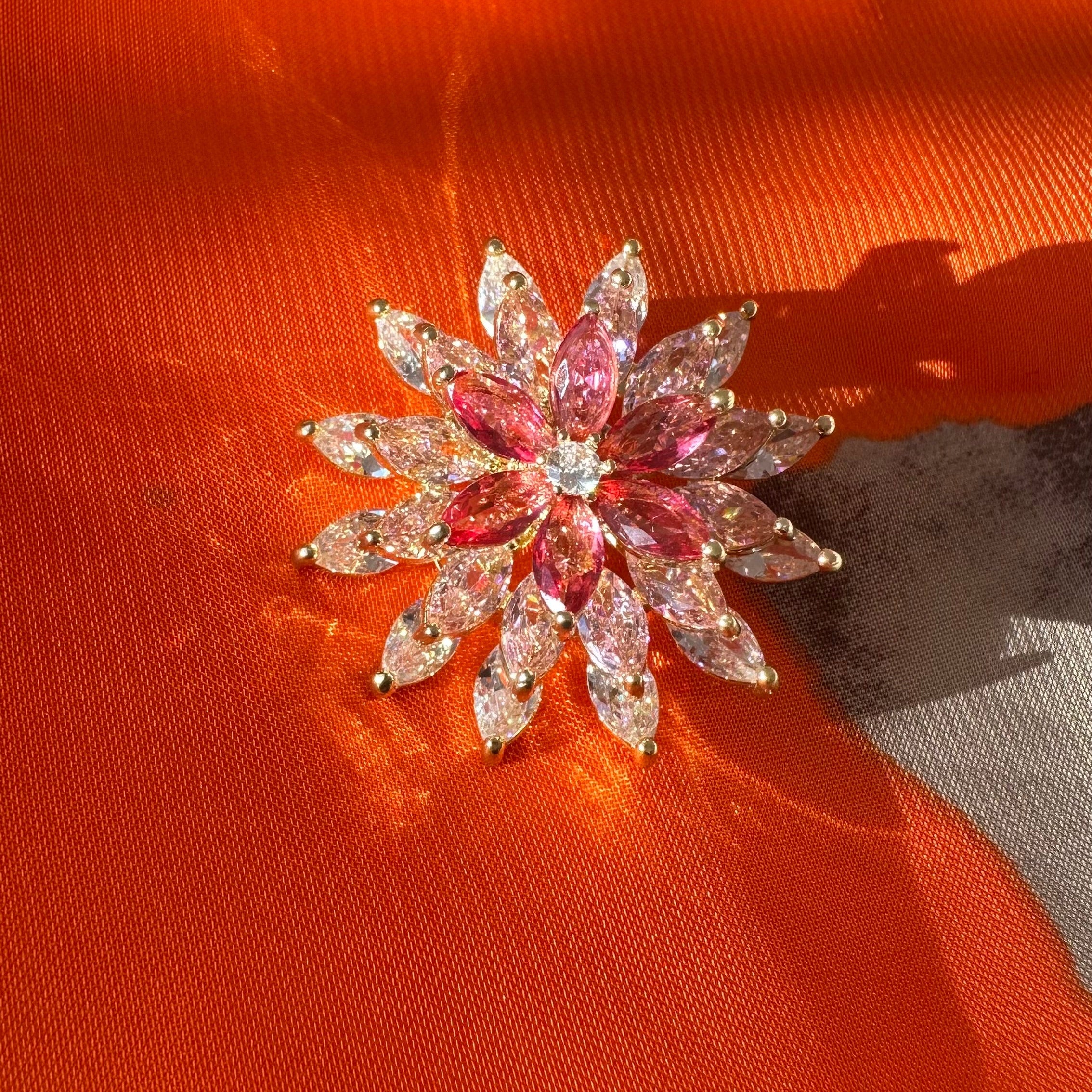 Snowflake Brooch Pin