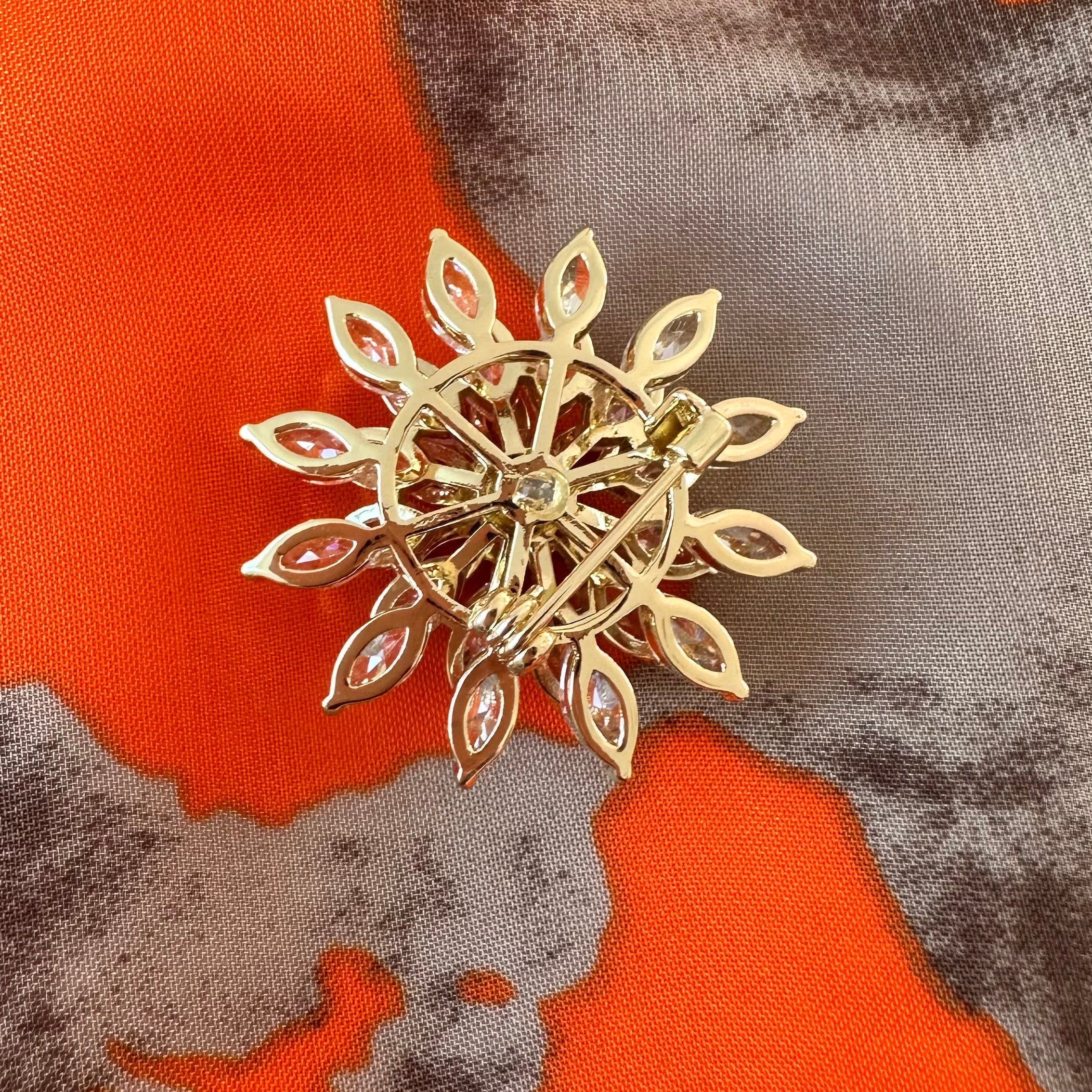 Snowflake Brooch Pin