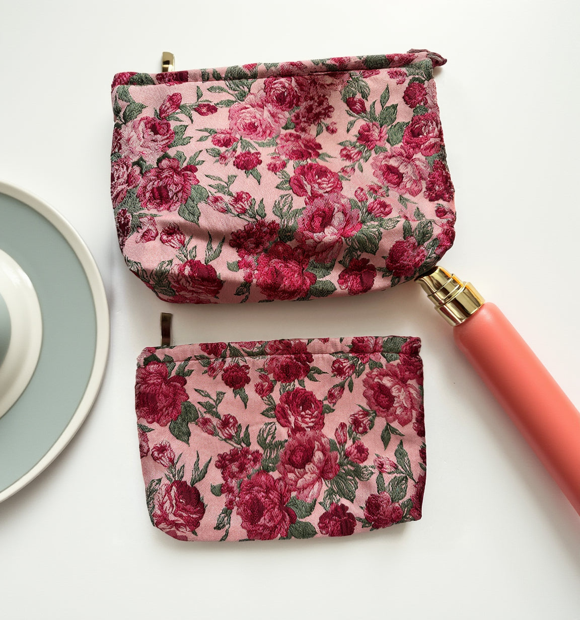 Rose Makeup Bag Set