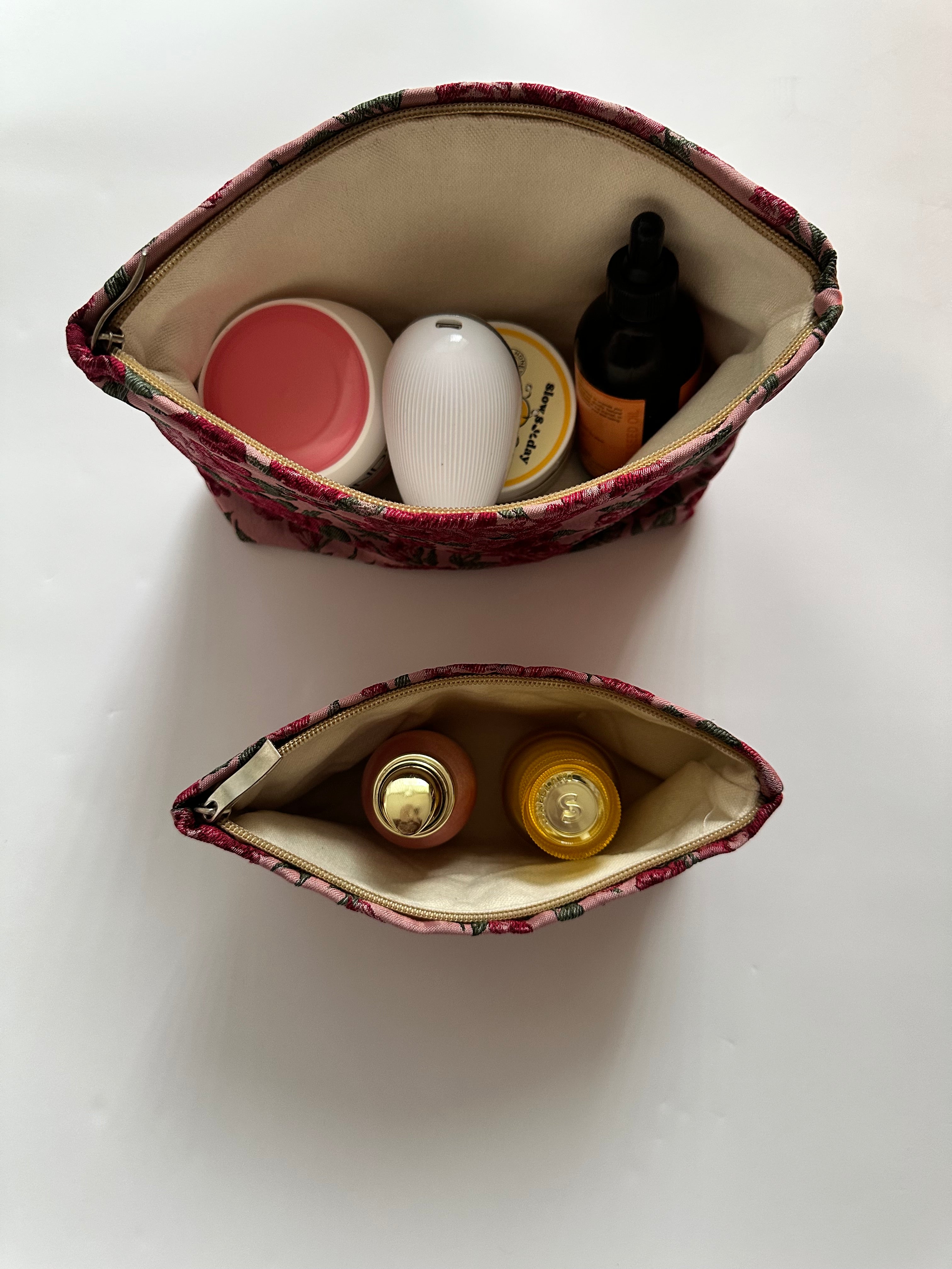 Rose Makeup Bag Set