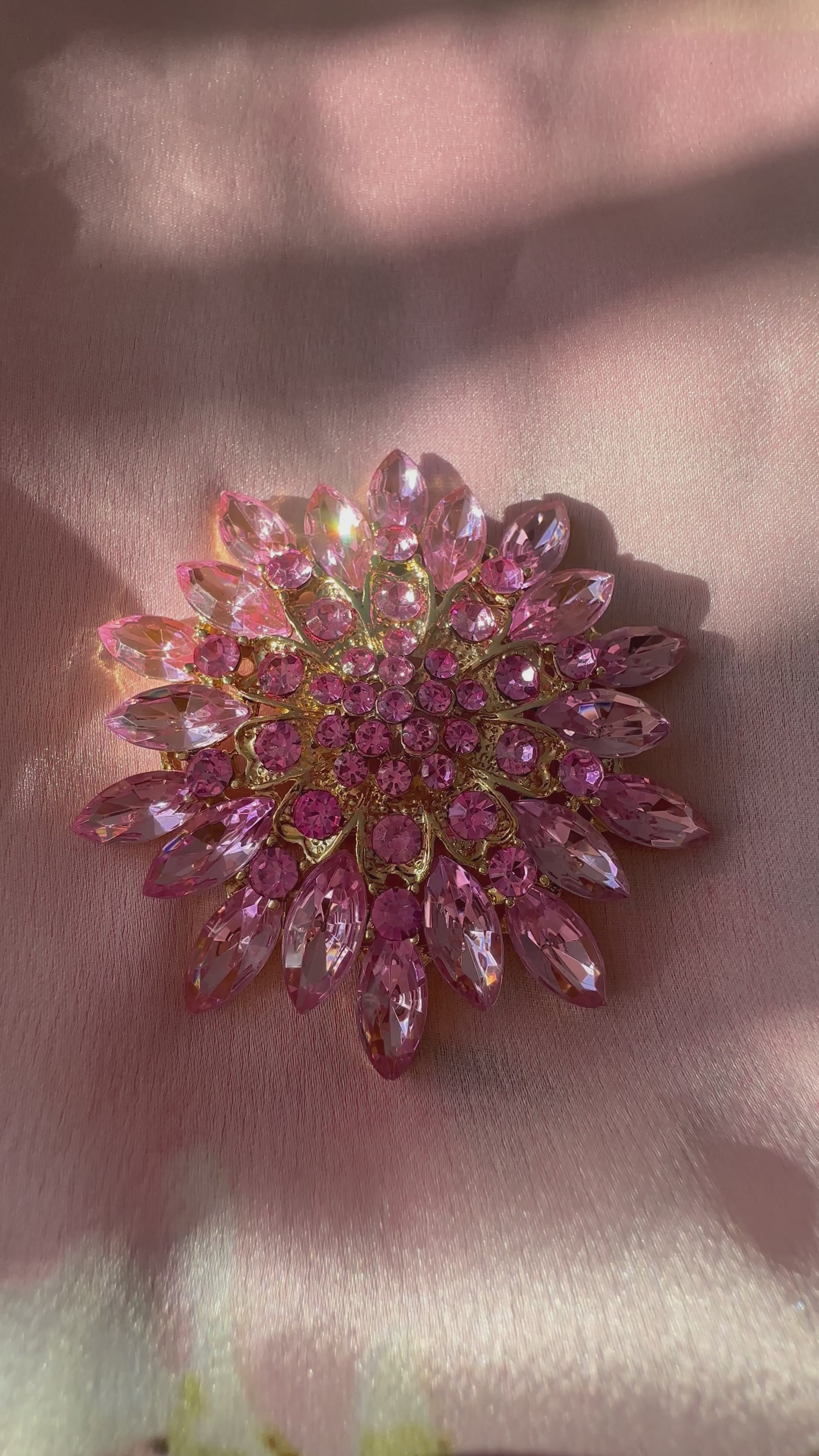 Crystal Brooch Pin